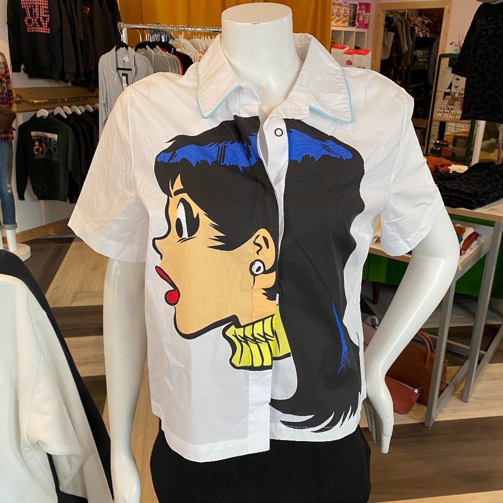 Betty and Veronica Button Up Tee
